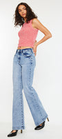 Avonlea Essentials High Rise Wide Leg Flare - Official Kancan USA