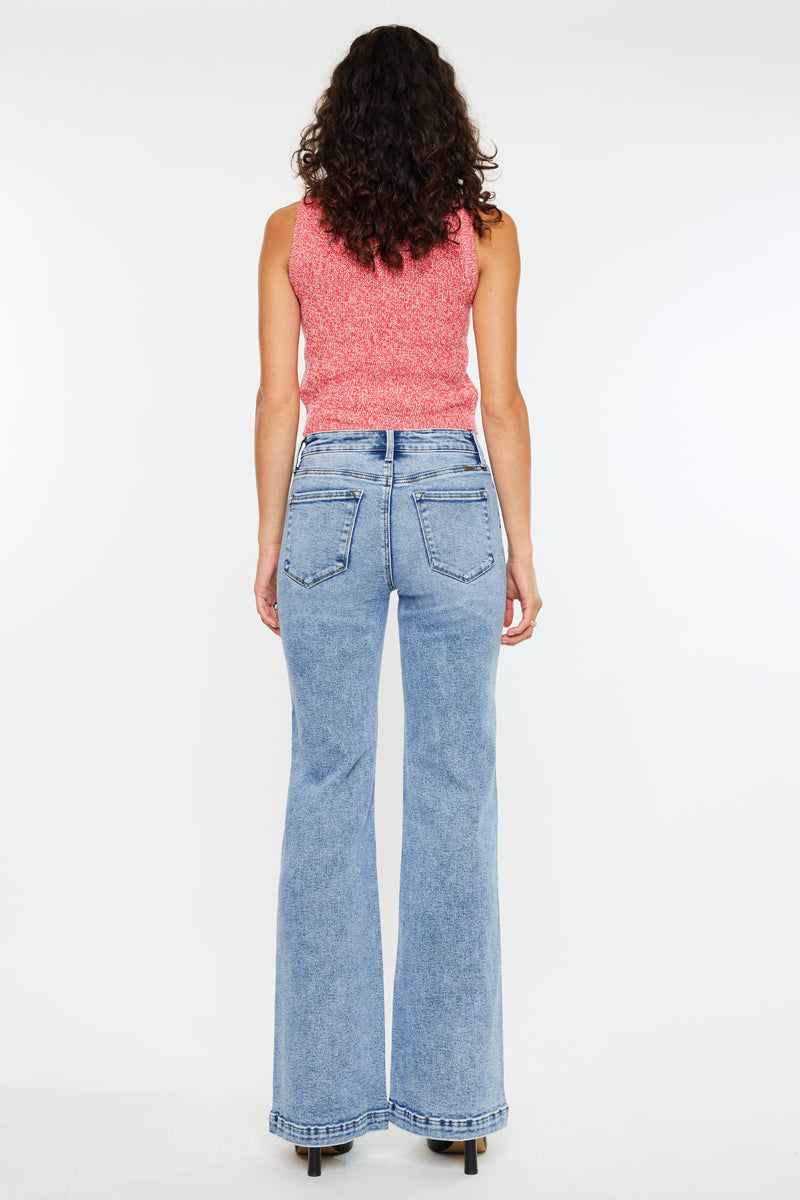 Avonlea Essentials High Rise Wide Leg Flare - Official Kancan USA
