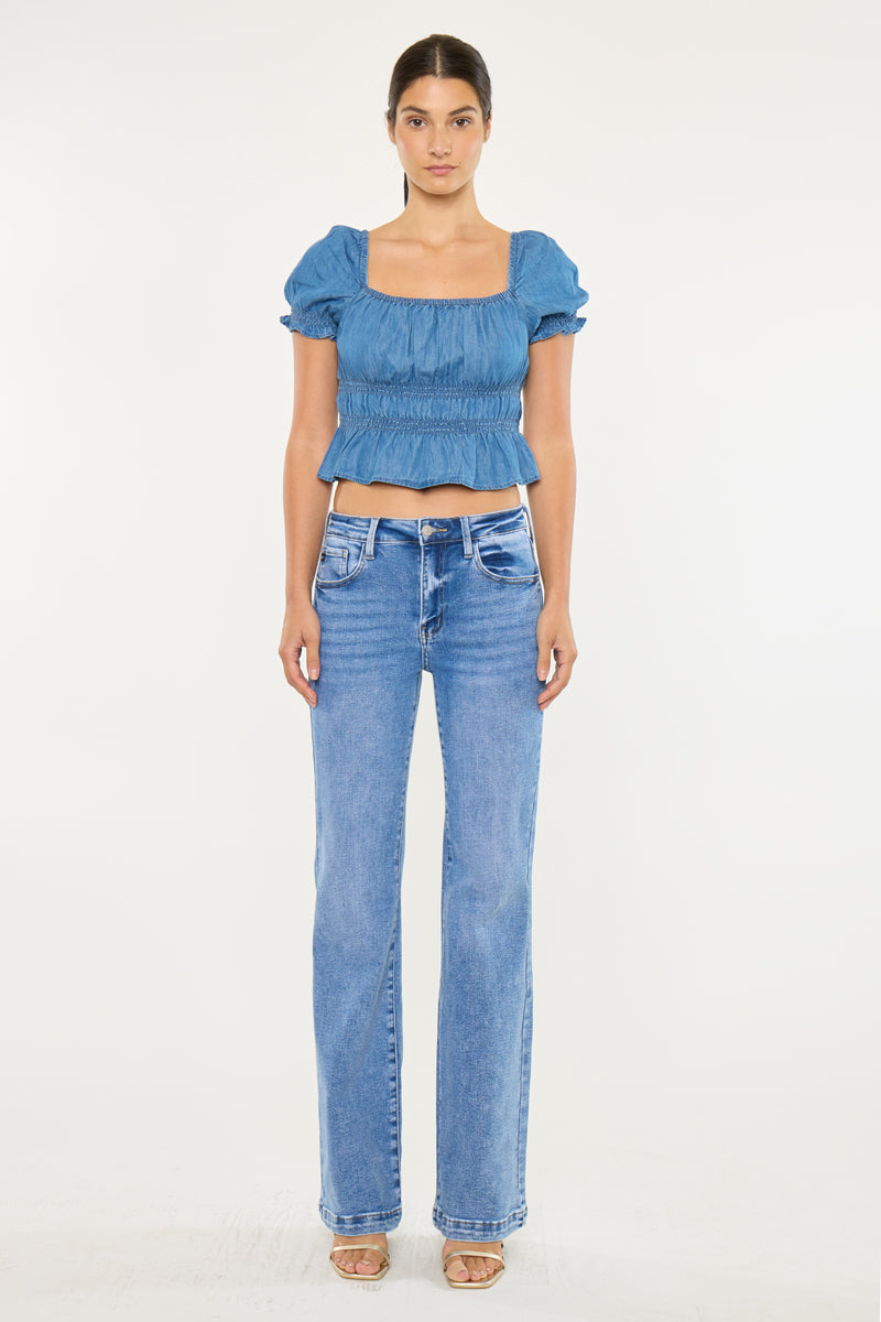 Avonlea Essentials High Rise Wide Leg Flare