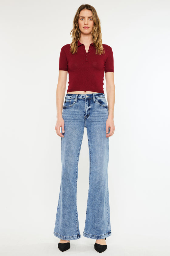 Avonlea High Rise Wide Leg Flare - Official Kancan USA