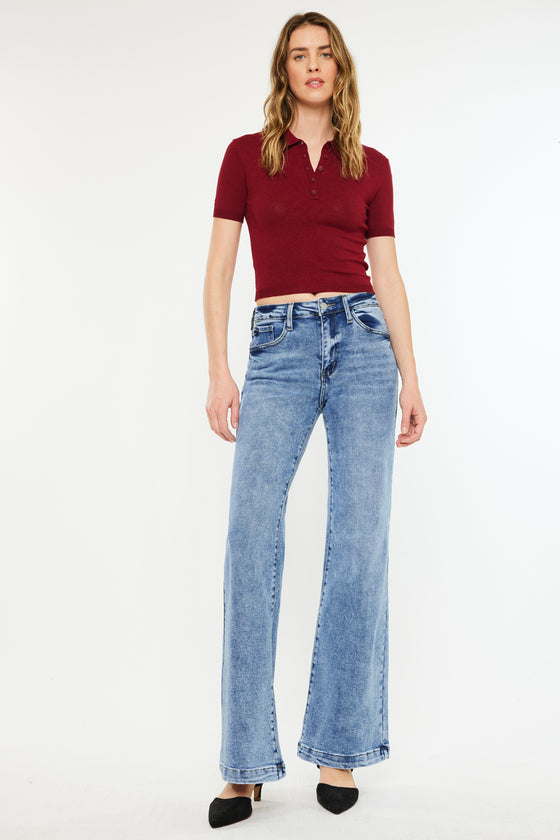 Avonlea High Rise Wide Leg Flare - Official Kancan USA
