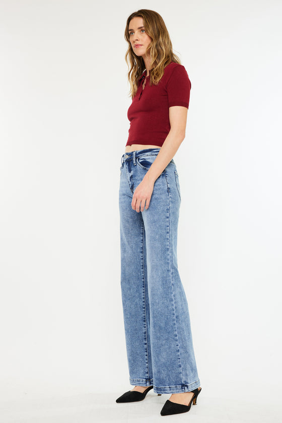 Avonlea High Rise Wide Leg Flare - Official Kancan USA