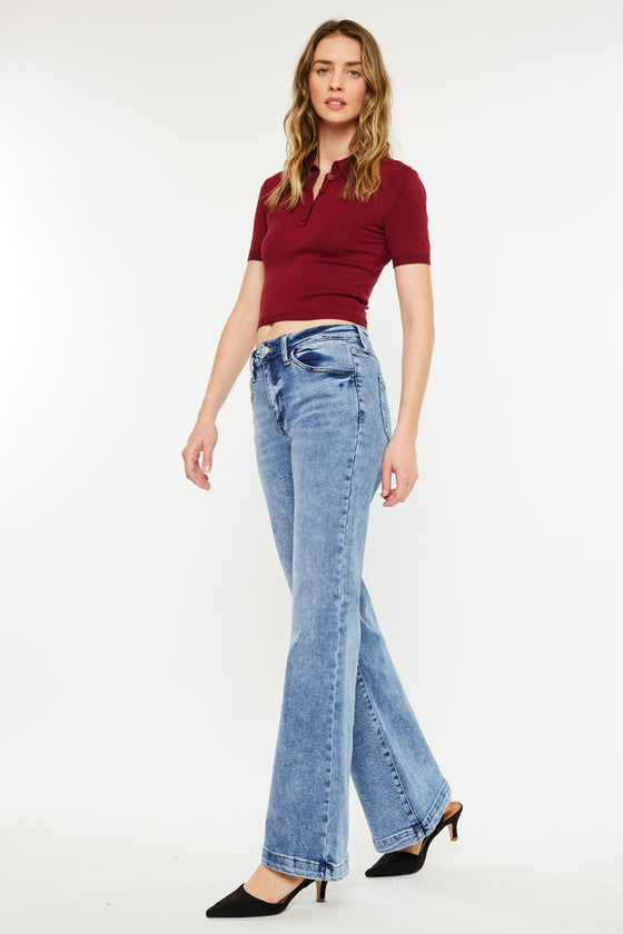 Avonlea High Rise Wide Leg Flare - Official Kancan USA