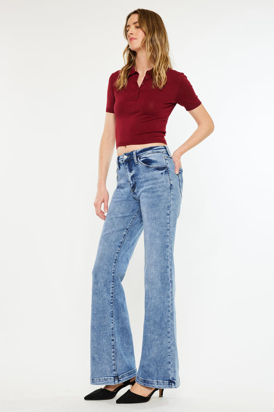 Avonlea High Rise Wide Leg Flare - Official Kancan USA