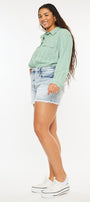 Anastasia High Rise Mom Shorts (Plus Size) - Official Kancan USA