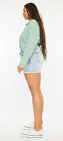 Anastasia High Rise Mom Shorts (Plus Size) - Official Kancan USA
