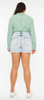 Anastasia High Rise Mom Shorts (Plus Size) - Official Kancan USA