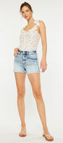 Gardenia High Rise Mom Shorts - Official Kancan USA