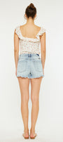 Gardenia High Rise Mom Shorts - Official Kancan USA