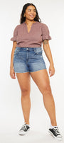 Phyllis High Rise Mom Shorts (Plus Size) - Official Kancan USA
