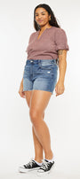 Phyllis High Rise Mom Shorts (Plus Size) - Official Kancan USA