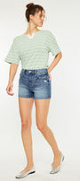 Inaya  High Rise Mom Shorts - Official Kancan USA