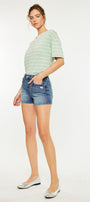 Inaya  High Rise Mom Shorts - Official Kancan USA