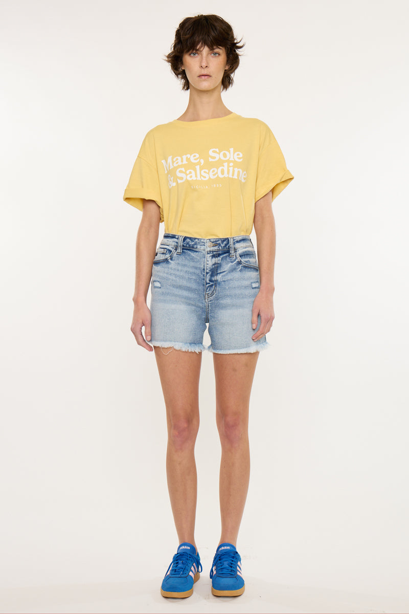 パンツ igusa 193 KNUCKLE RIBBON POCKET SHORTS Ingrid Essentials High Rise Shorts – Kancan USA