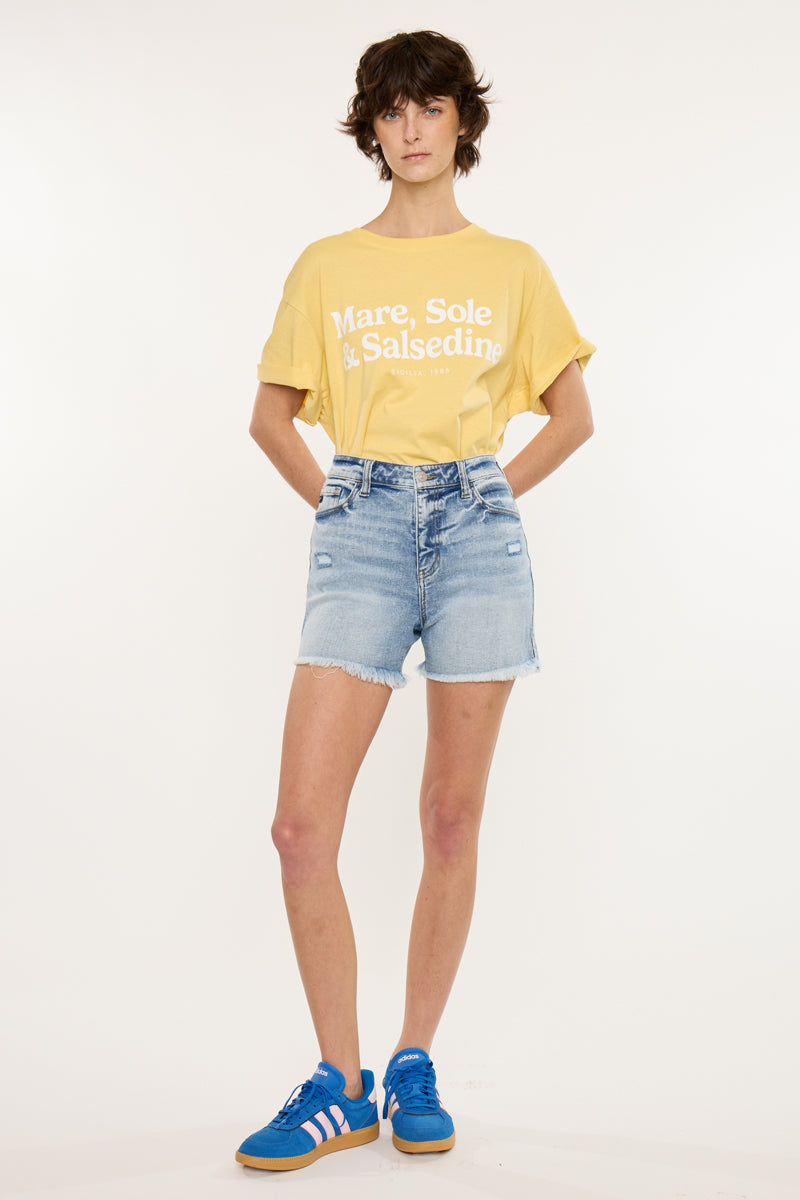 Ingrid Essentials High Rise Shorts - Official Kancan USA