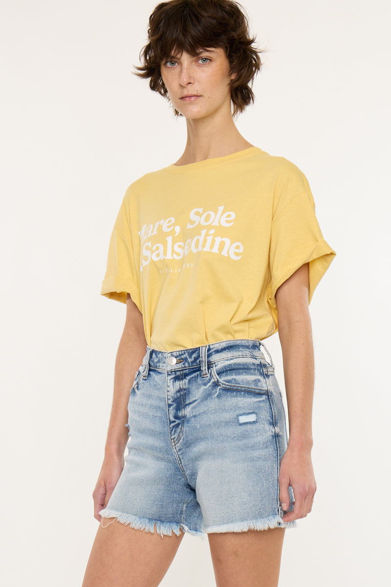 Ingrid Essentials High Rise Shorts - Official Kancan USA