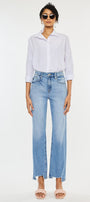 Breanne High Rise Straight Jeans - Official Kancan USA