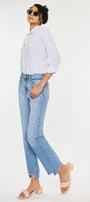Breanne High Rise Straight Jeans - Official Kancan USA