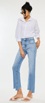 Breanne High Rise Straight Jeans - Official Kancan USA