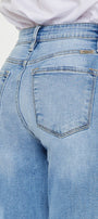 Breanne High Rise Straight Jeans - Official Kancan USA