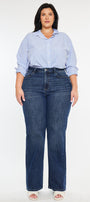 Stellar High Rise Wide Leg Jeans (Plus Size) - Official Kancan USA