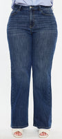 Stellar High Rise Wide Leg Jeans (Plus Size) - Official Kancan USA