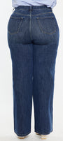 Stellar High Rise Wide Leg Jeans (Plus Size) - Official Kancan USA