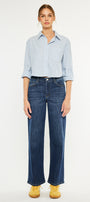 Samia Essentials High Rise Wide Leg Jeans - Official Kancan USA