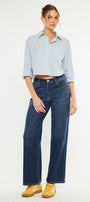 Samia Essentials High Rise Wide Leg Jeans - Official Kancan USA