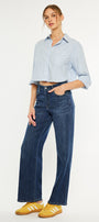 Samia Essentials High Rise Wide Leg Jeans - Official Kancan USA