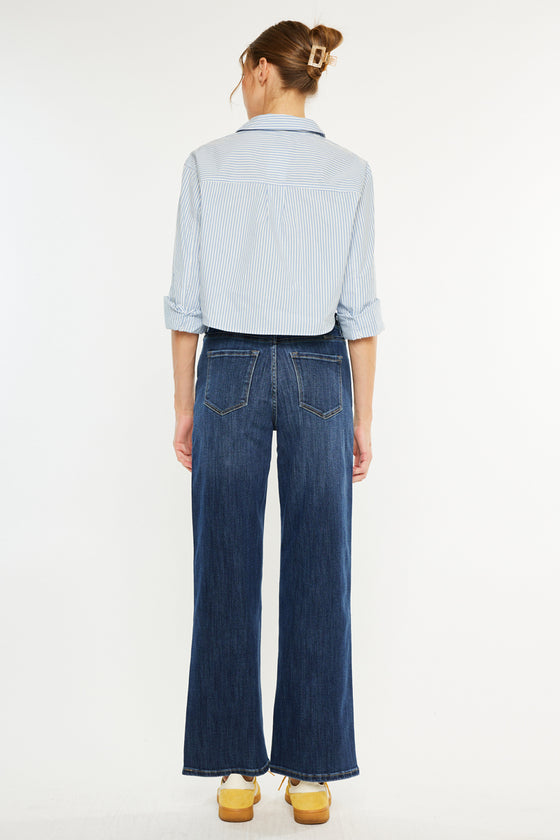 Samia Essentials High Rise Wide Leg Jeans