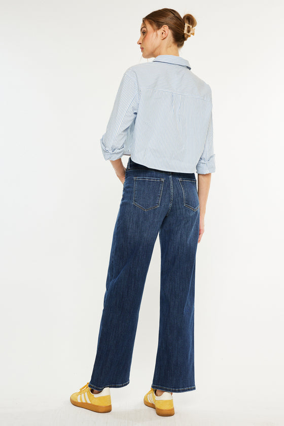 Samia Essentials High Rise Wide Leg Jeans