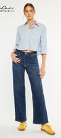 Samia Essentials High Rise Wide Leg Jeans - Official Kancan USA