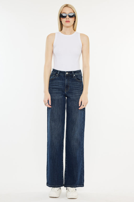 Samia High Rise Wide Leg Jeans - Official Kancan USA