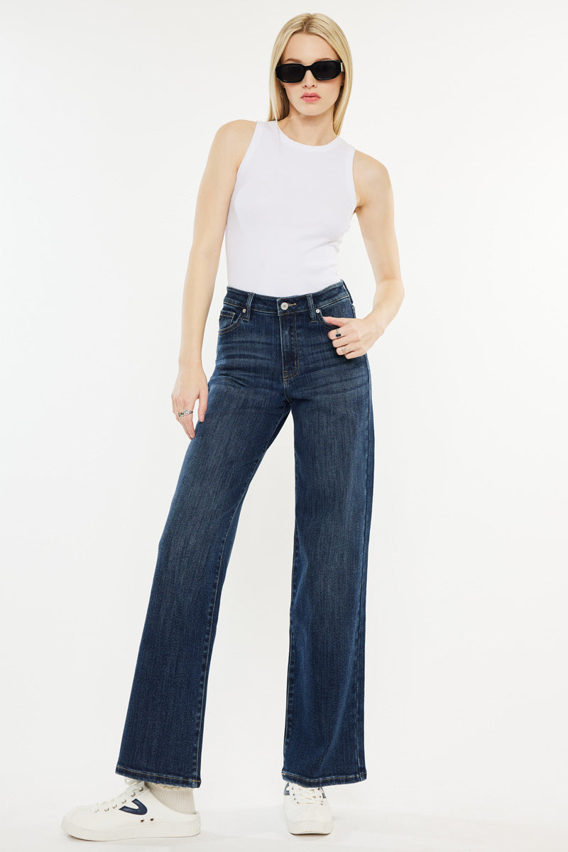 Samia High Rise Wide Leg Jeans - Official Kancan USA
