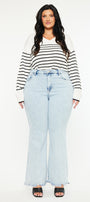 Kay High Rise Wide Leg Flare (Plus Size) - Official Kancan USA