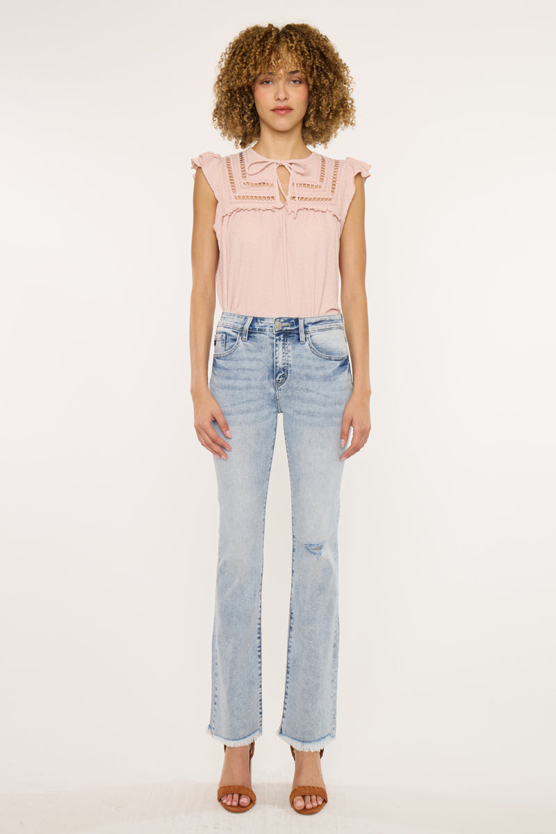 Claire Essentials High Rise Bootcut Jeans - Official Kancan USA