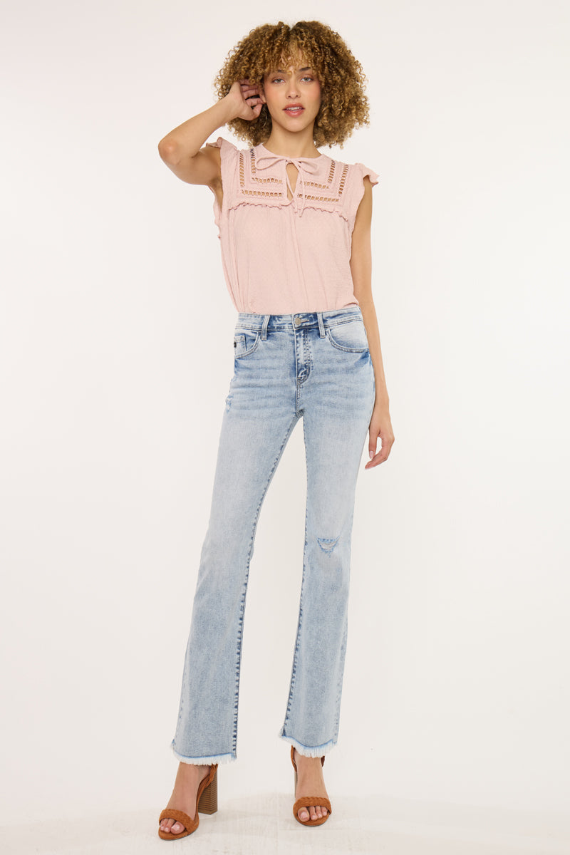 Claire Essentials High Rise Bootcut Jeans - Official Kancan USA