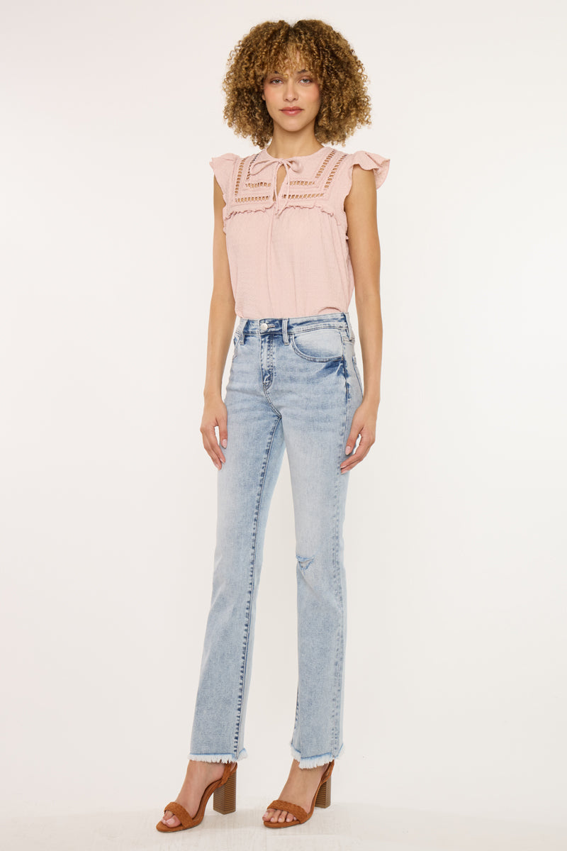 Claire Essentials High Rise Bootcut Jeans - Official Kancan USA