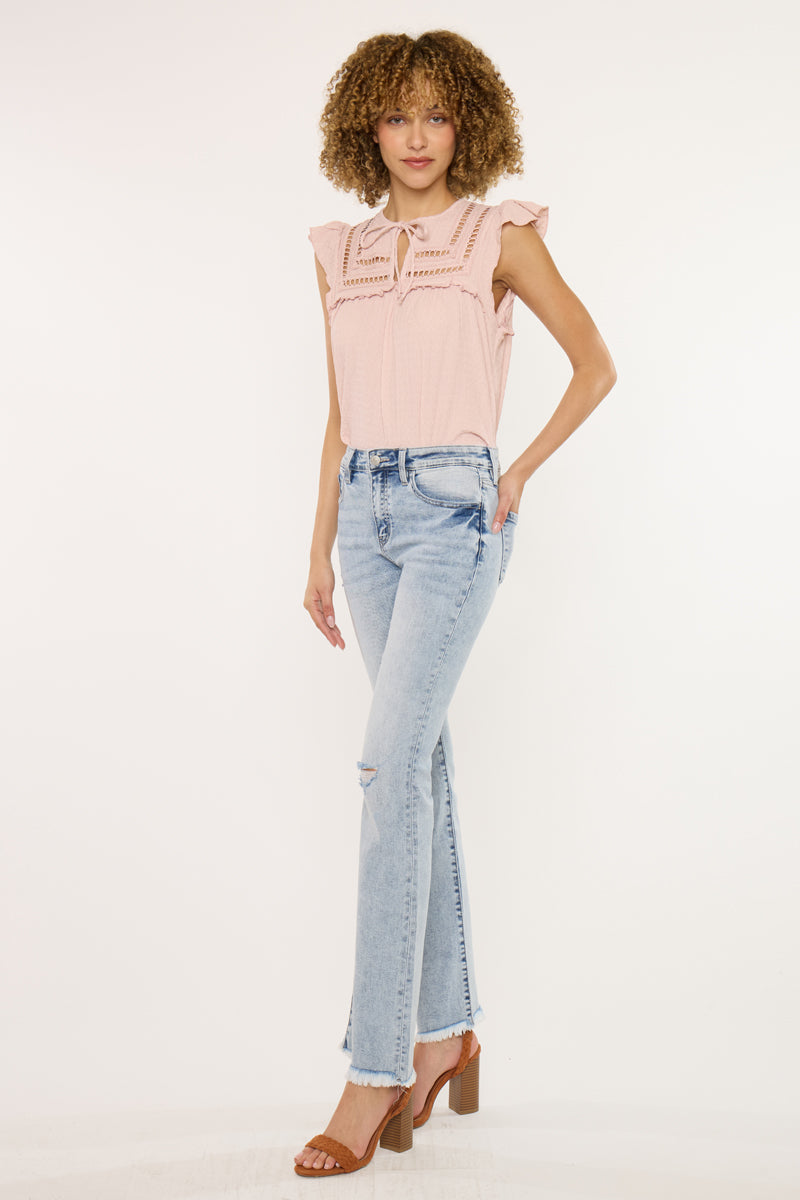 Claire Essentials High Rise Bootcut Jeans - Official Kancan USA
