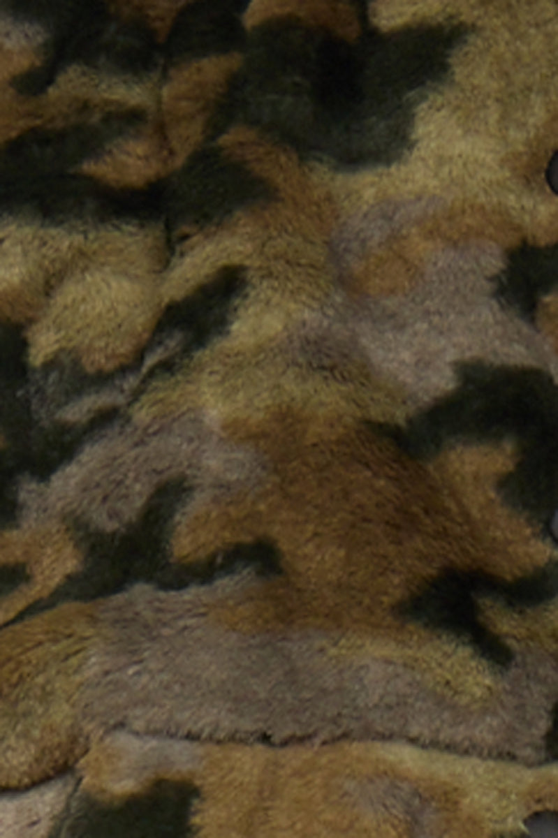 Jax Faux Fur Camo Jacket – Kancan USA