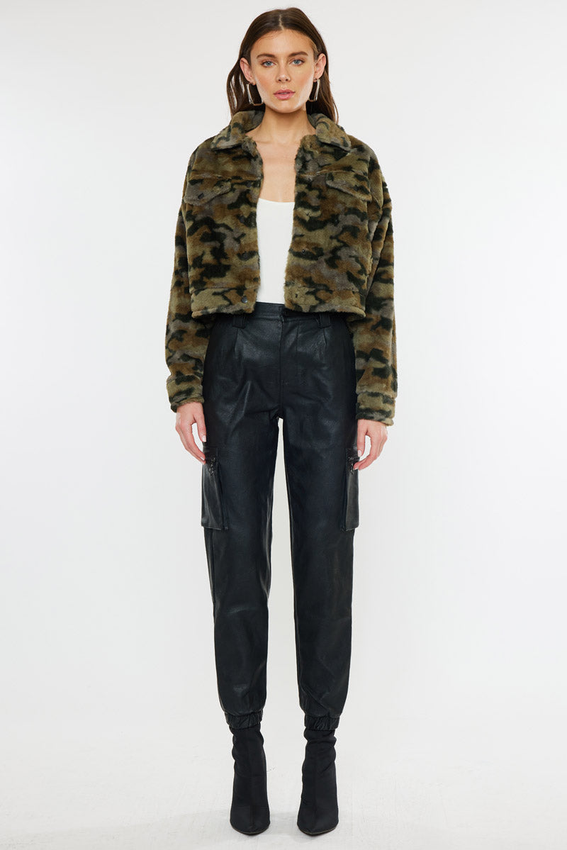 Jax Faux Fur Camo Jacket - Official Kancan USA