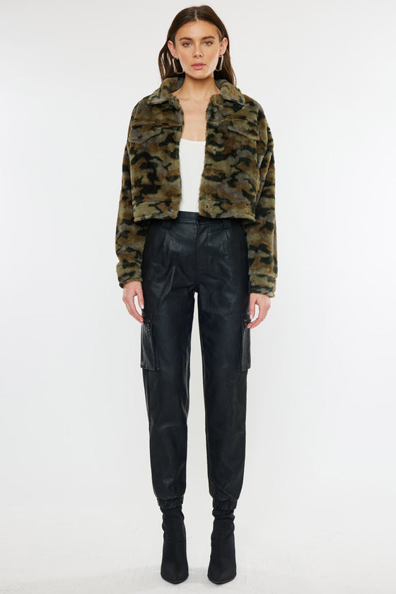 Jax Faux Fur Camo Jacket - Official Kancan USA