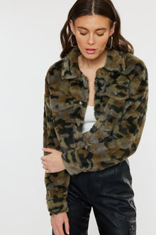  Jax Faux Fur Camo Jacket - Official Kancan USA