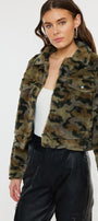 Jax Faux Fur Camo Jacket - Official Kancan USA