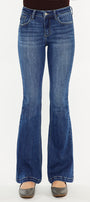 Annie Mid Rise Flare Jeans (Petite) - Official Kancan USA