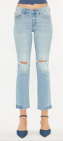 Coraline Mid Rise Kick Flare Jeans - Official Kancan USA