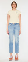 Isabella Essentials Mid Rise Slim Straight - Official Kancan USA