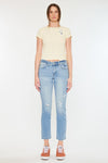 Isabella Essentials Mid Rise Slim Straight