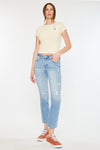 Isabella Essentials Mid Rise Slim Straight